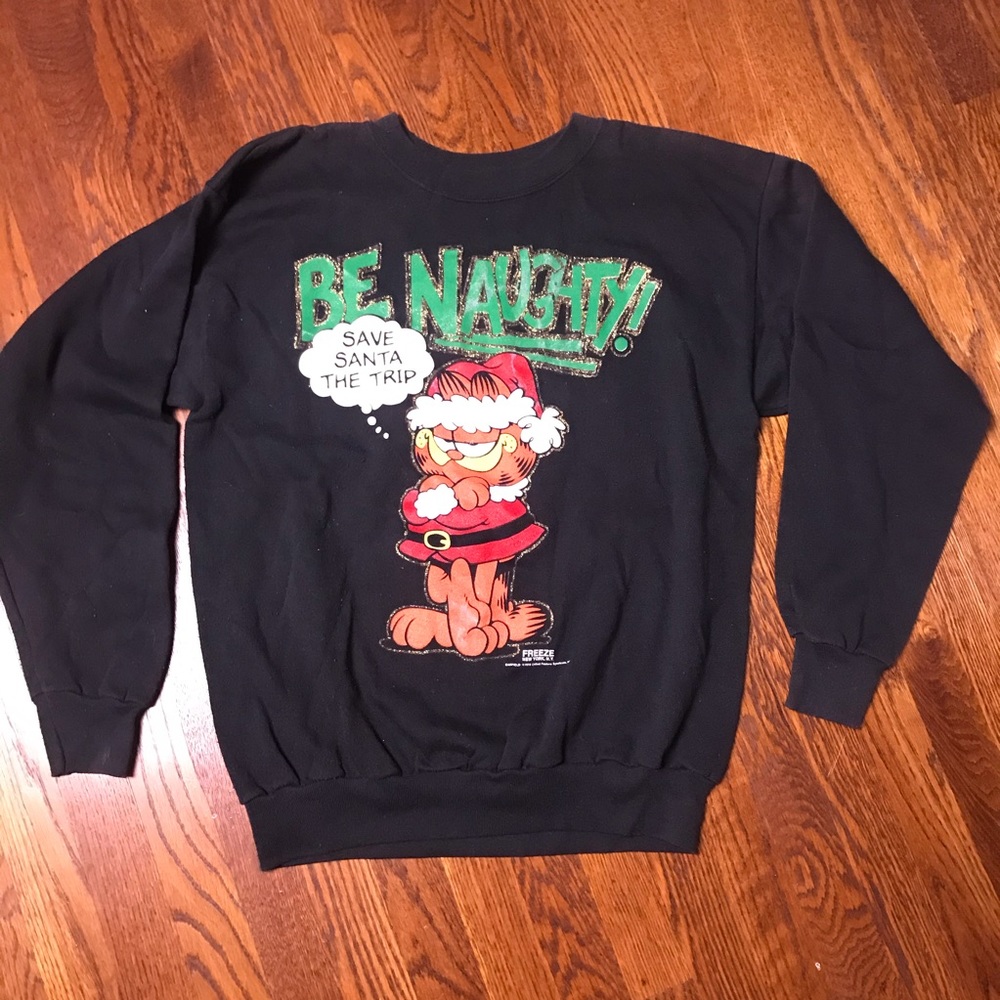 Vintage Garfield Christmas crewneck sweatshirt